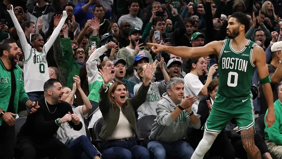 WATCH: Jayson Tatum hits OT game-winner & gets historic 40-point game vs. Nets