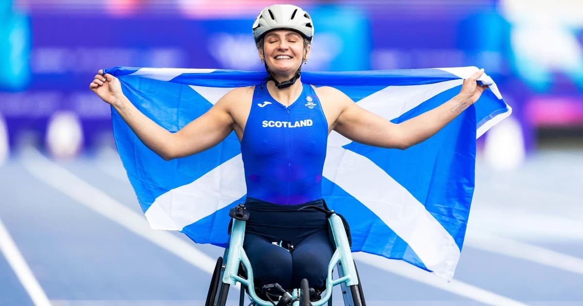 Watch: 'Justice served' as Melanie Woods wins again to secure gold for Scotland in the women's T54 1