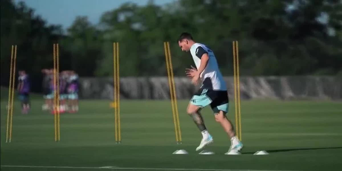 WATCH: Lionel Messi, Argentina have first World Cup team practice in Kansas City, Kansas