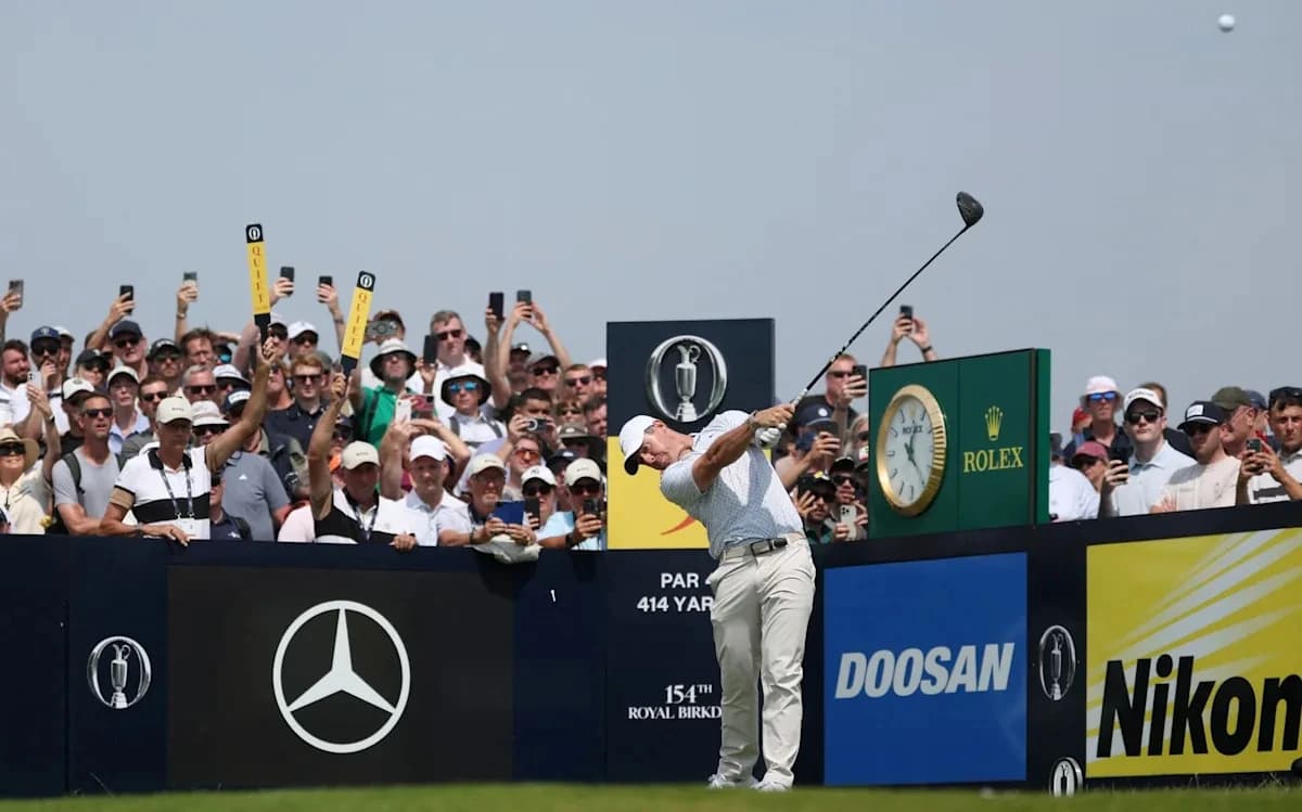 Watch: Rory McIlroy back in Open contention after ‘greatest’ drive