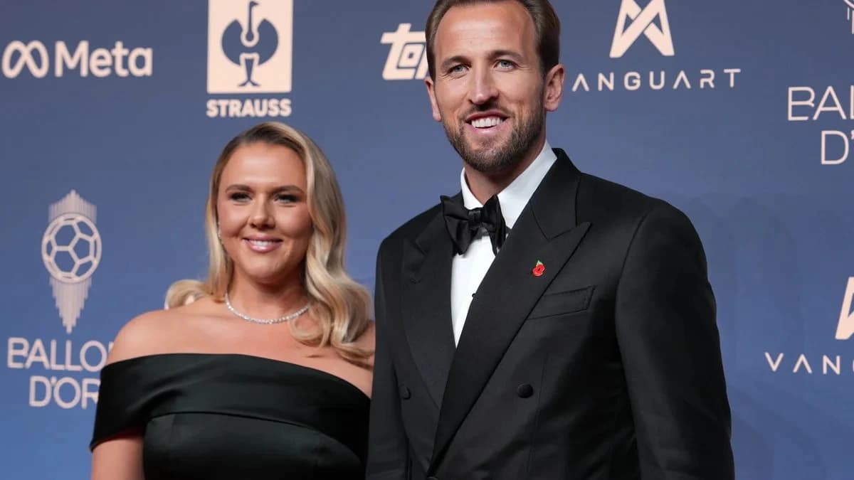 ‘We done it!’ Harry Kane’s emotional message for wife Katie Goodland after Ballon d’Or triumph