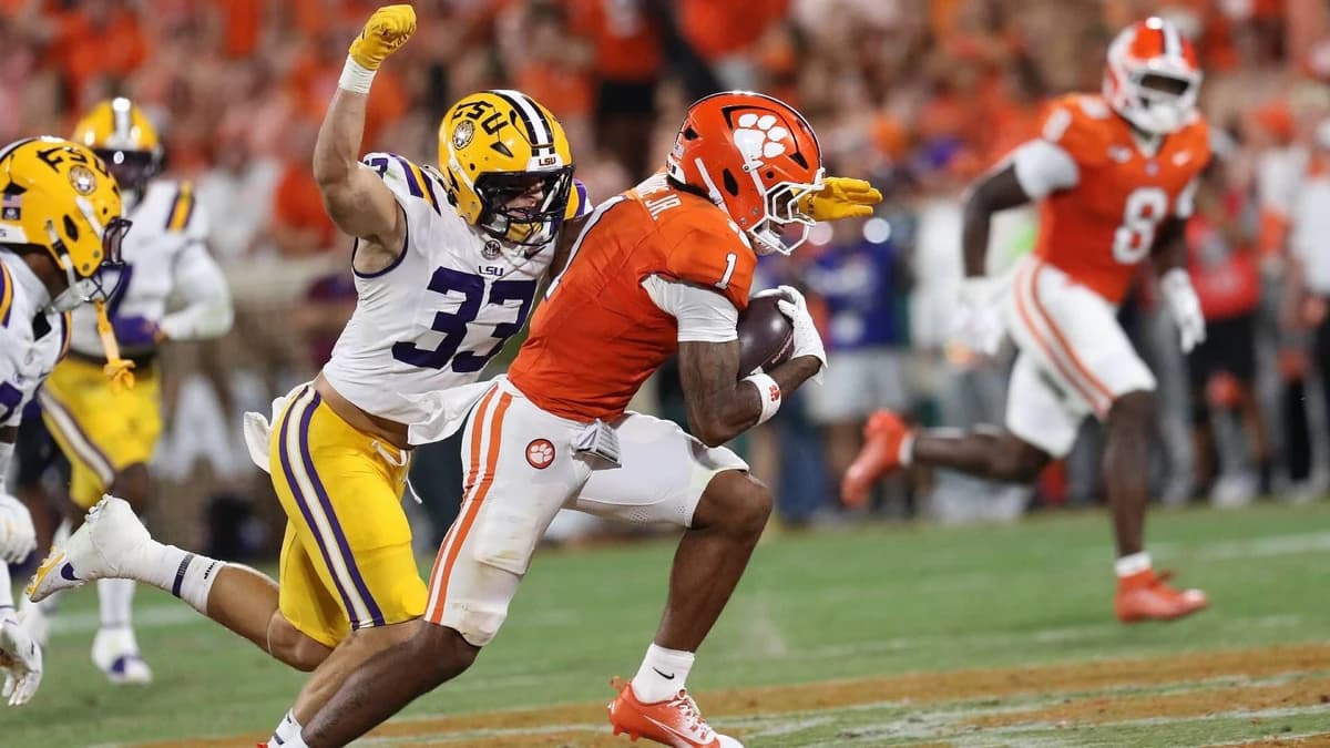 Week 1 College Football Playoff impact games: LSU vs. Clemson headlines, downballot shots could defi