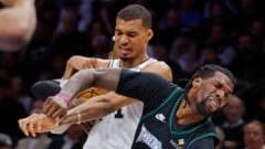 Wembanyama ejected for elbowing opponent in defeat