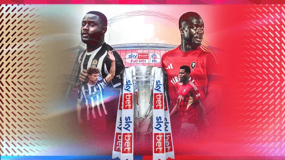Wembley is ready for the Sky Bet League Two Play-Off Final