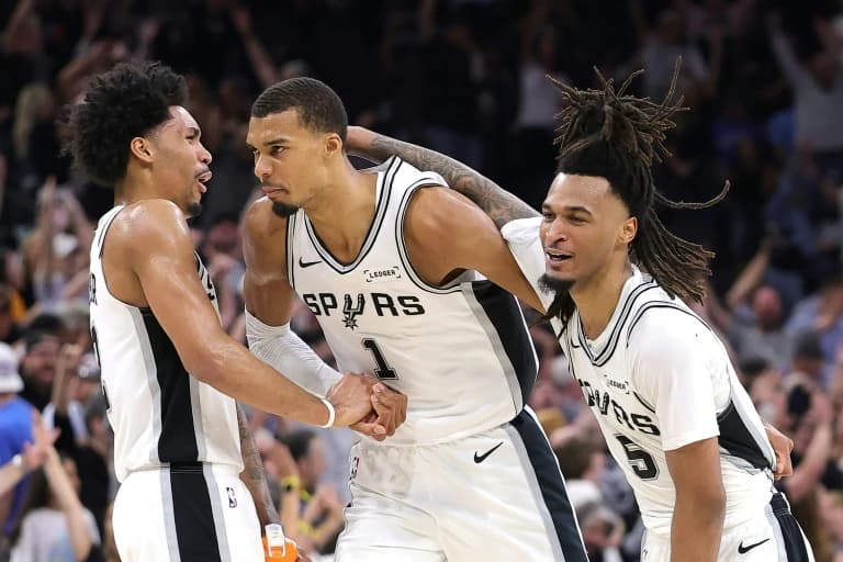 Wemby stars as Spurs rip Thunder to level NBA playoff series
