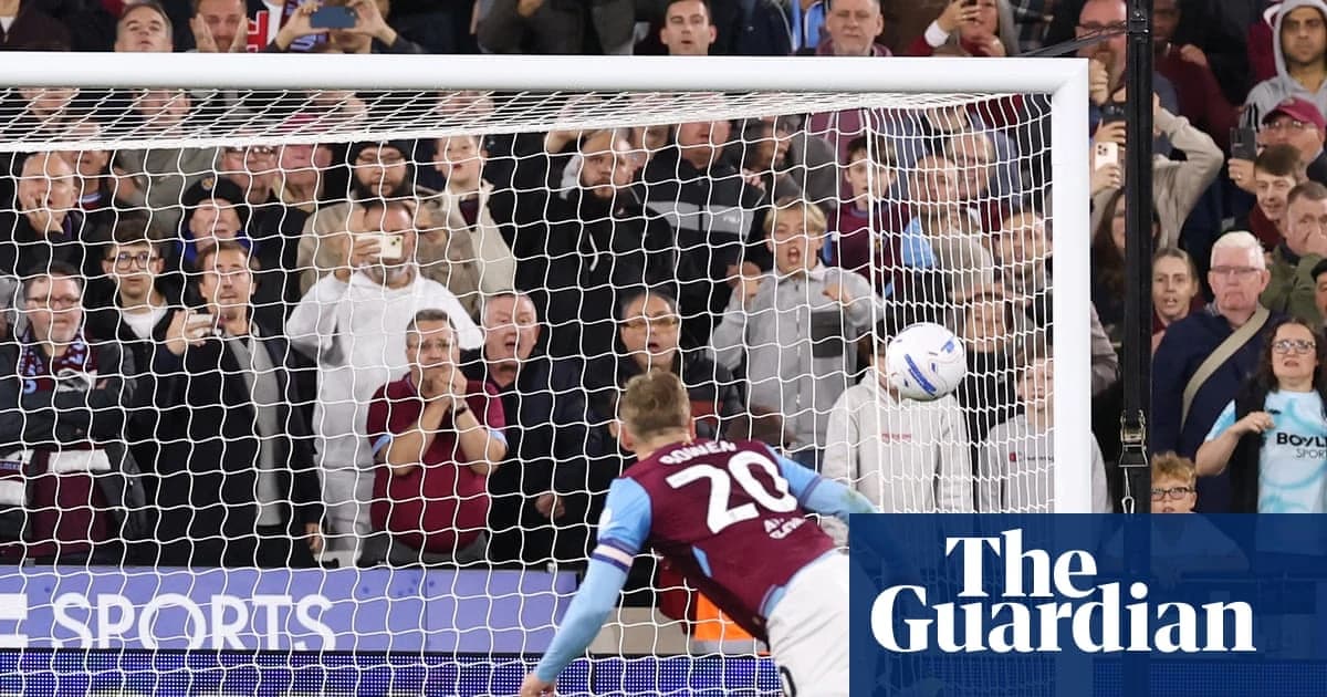 West Ham’s penalty pain costs them top spot in Championship after QPR draw