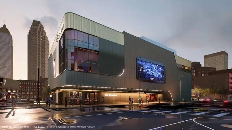 Where sports, immersive art, film, and tech collide: Cosm Cleveland breaks ground