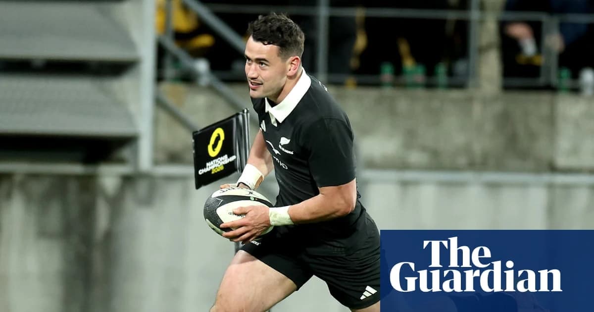 Will Jordan grabs try-scoring record as All Blacks hammer Italy in Nations Championship