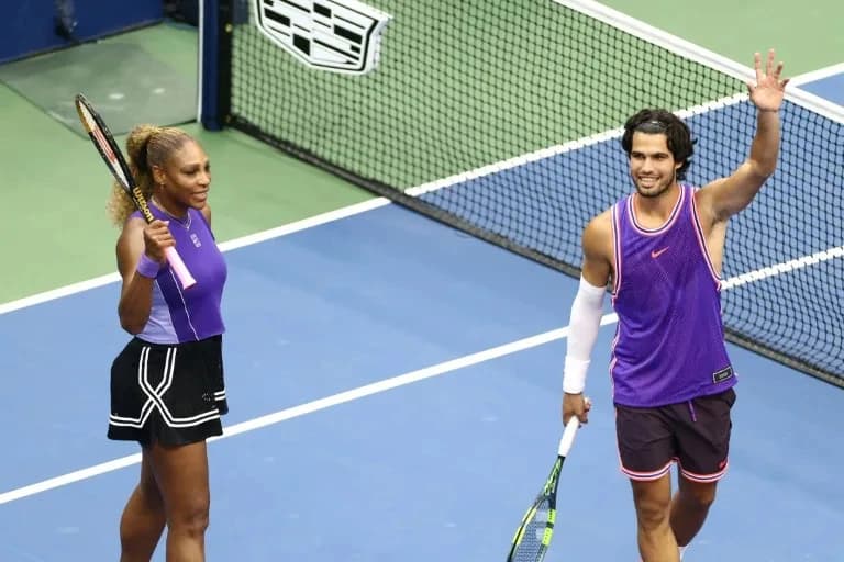 Williams and Alcaraz win opener at US Open mixed doubles