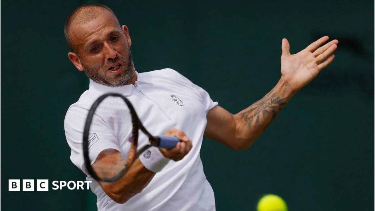 Wimbledon qualifying: Britain's Dan Evans loses in final singles match of career