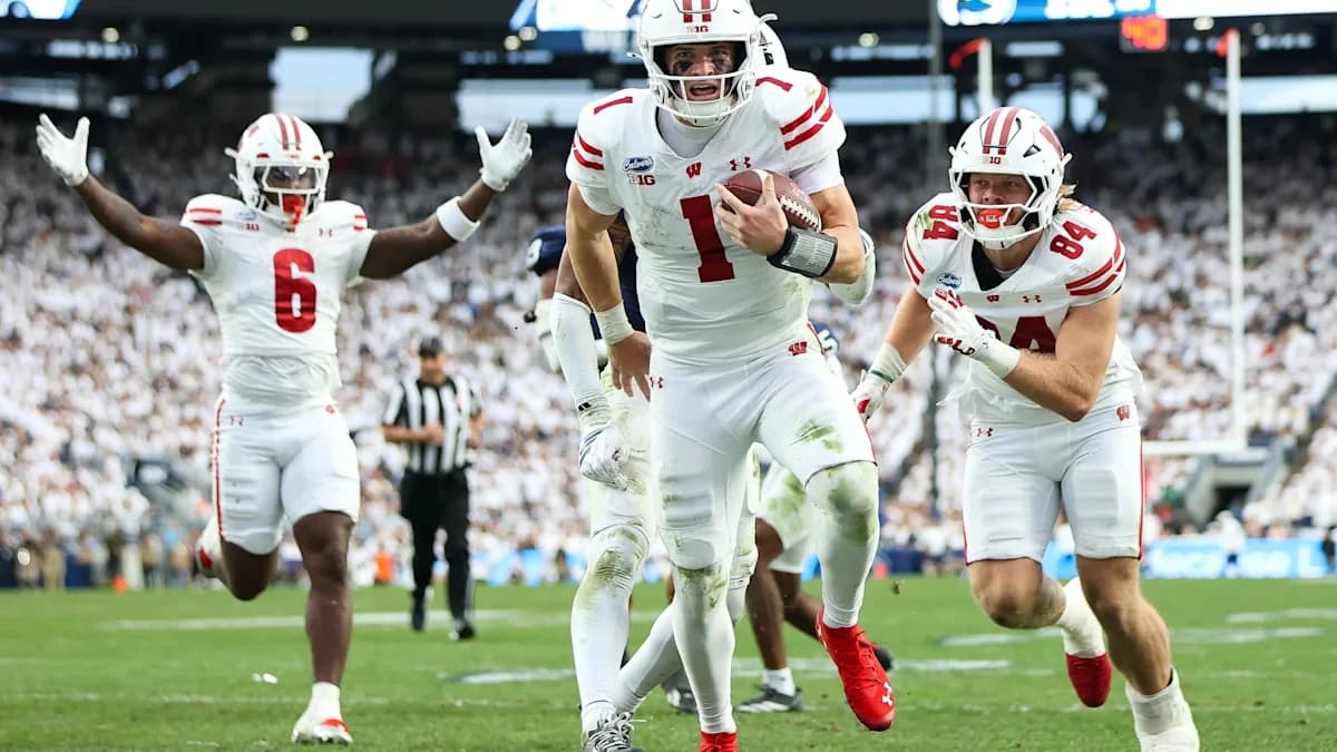 Wisconsin overcomes 17-0 deficit to stun No. 13 Penn State in biggest win of Luke Fickell's tenure