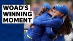 Woad putt sees Europe seal Solheim Cup win