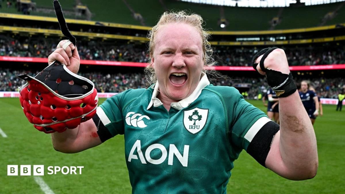 Women's Six Nations: Ireland's Aoife Wafer retains Player of the Championship award