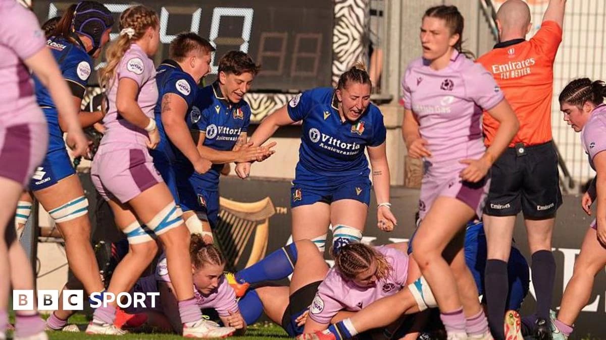 Women's Six Nations: Italy 41-14 Scotland: Hosts earn first win