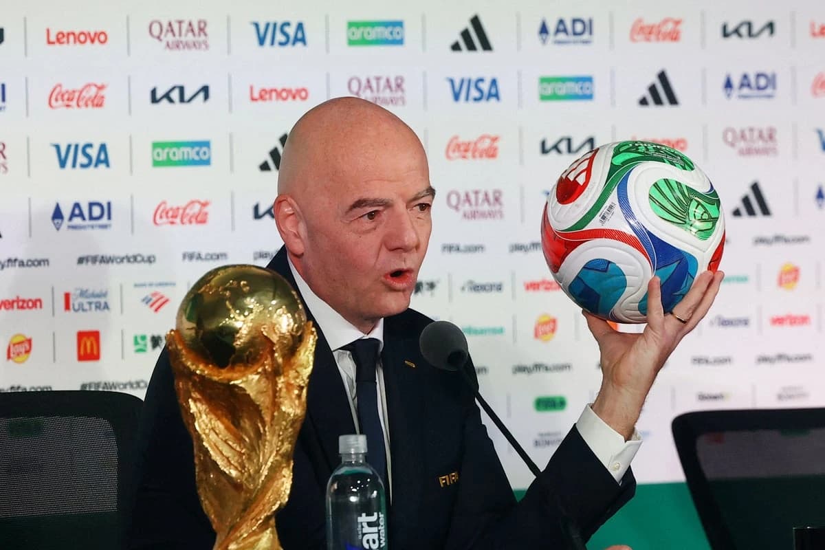 World Cup 2026 live: Gianni Infantino says ‘chill, relax’ after referee was denied entry to US