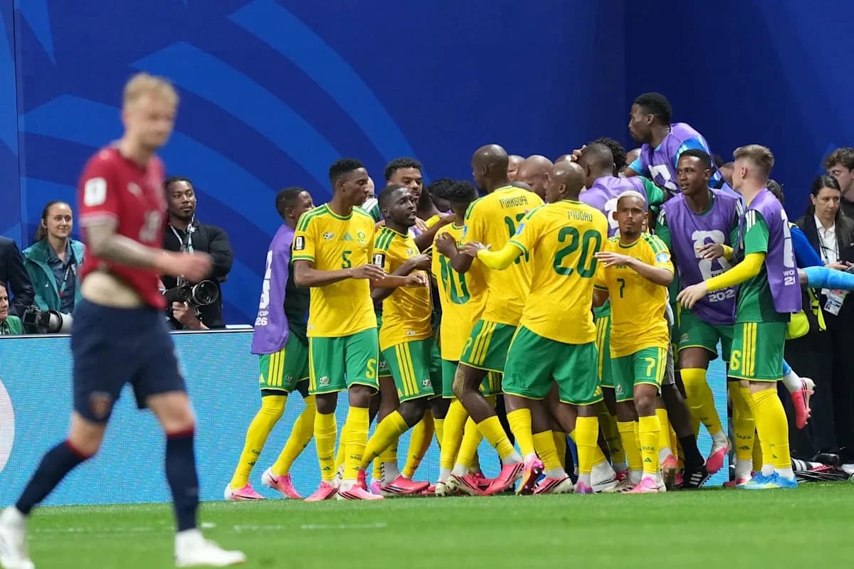 World Cup 2026: Teboho Mokoena's goal rescues a 1-1 draw for South Africa against Czechia