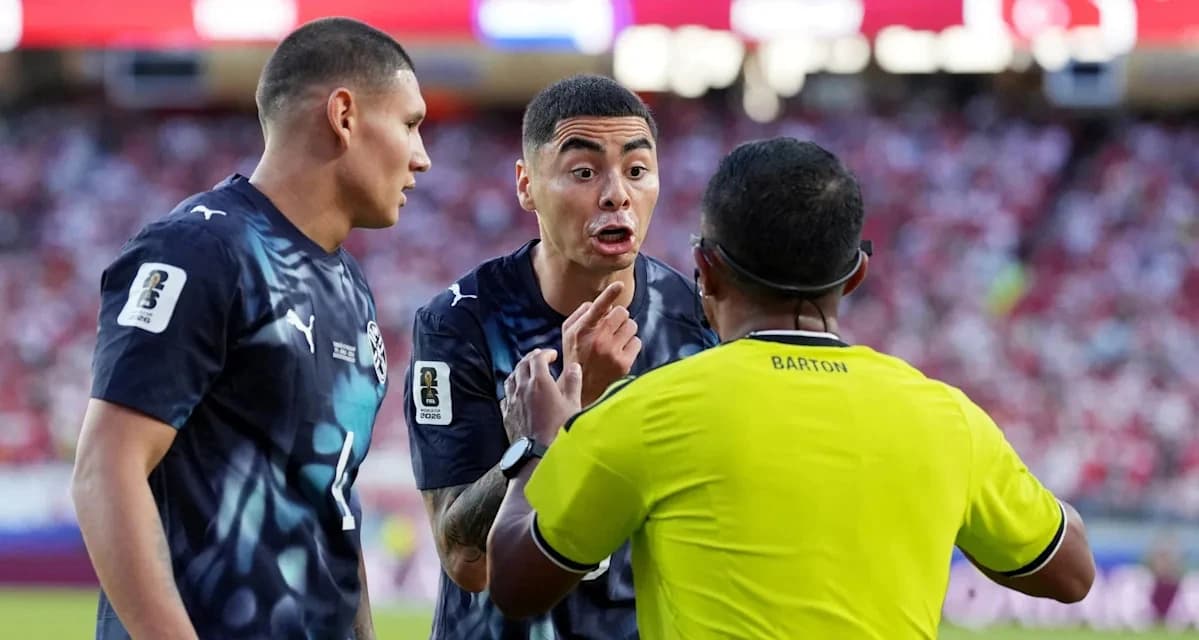 World Cup announcer stripped of FIFA credential over Almirón red-card tirade