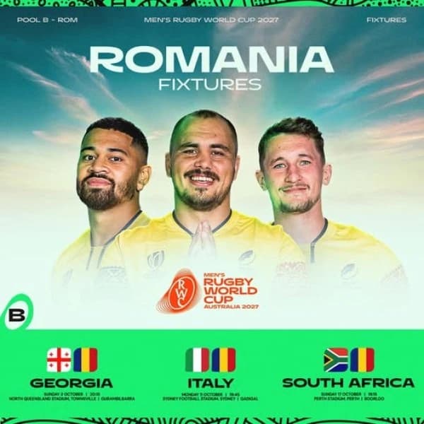 World Rugby a fixat ţintarul meciurilor României la Cupa Mondială