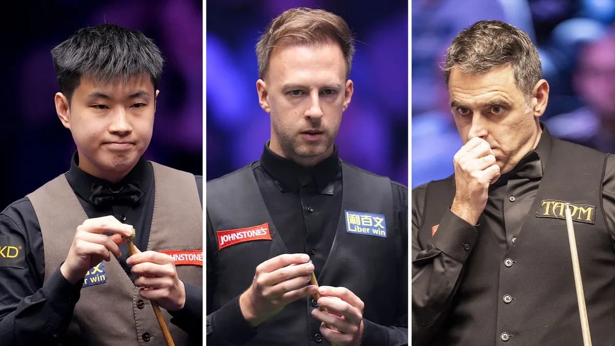 World Snooker Championship 2026 schedule and results with Ronnie O'Sullivan, Judd Trump, Zhao Xinton