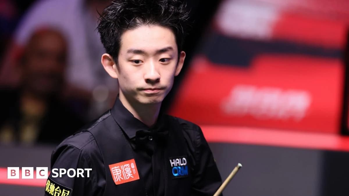 World Snooker Championship 2026: Wu Yize holds off Shaun Murphy fightback to retain slender lead in