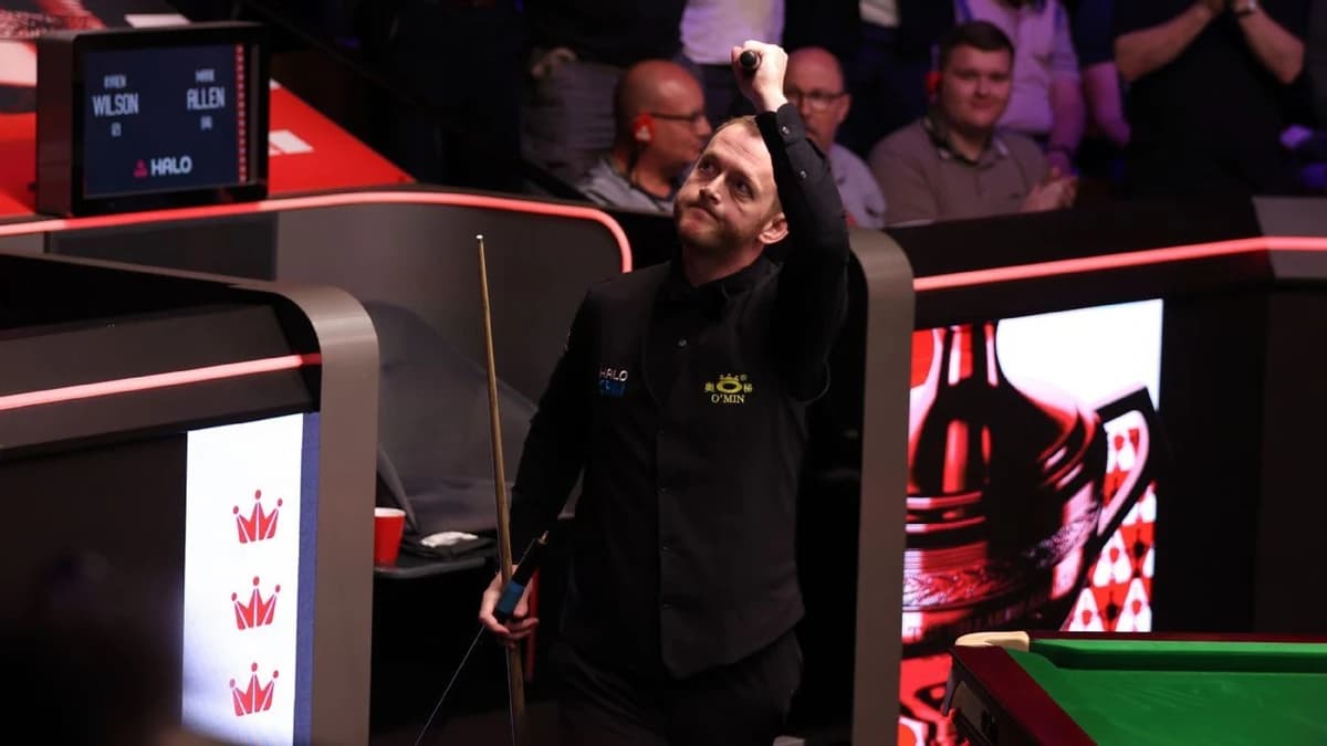 World Snooker Championship: Allen beats Wilson