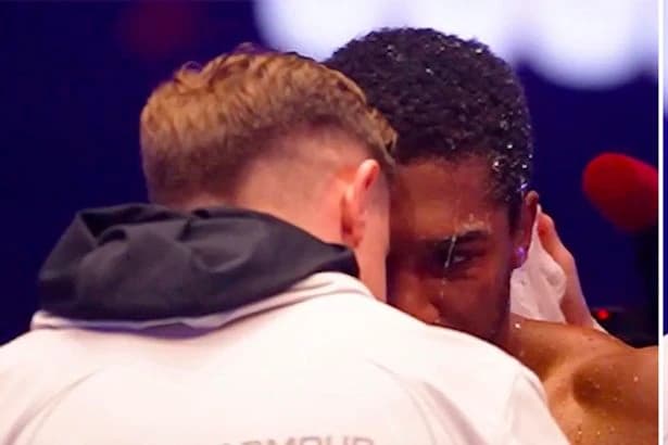 Worrying Anthony Joshua footage emerges from dramatic KO win