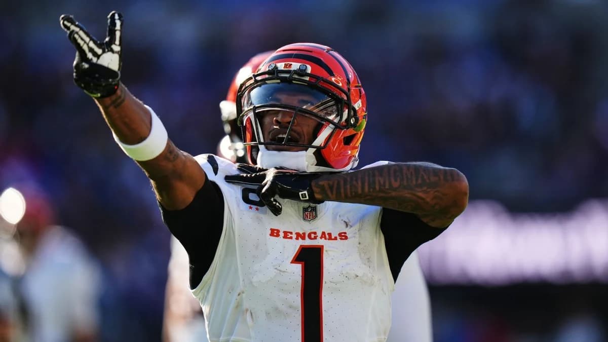 WR Chase's fiery halftime speech inspires Bengals' turnaround vs. Ravens