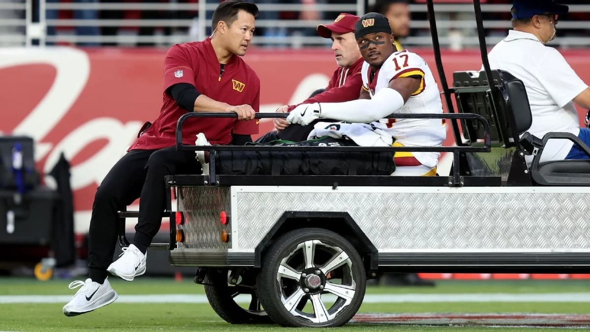 WR McLaurin has season-ending knee injury, Commanders' Quinn says