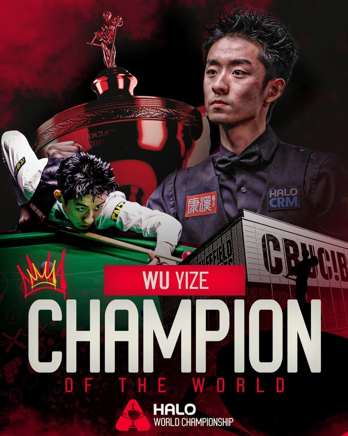 Wu Yize a câştigat Campionatul Mondial de Snooker, La 22 de ani, el este al doilea cel mai tânăr câş
