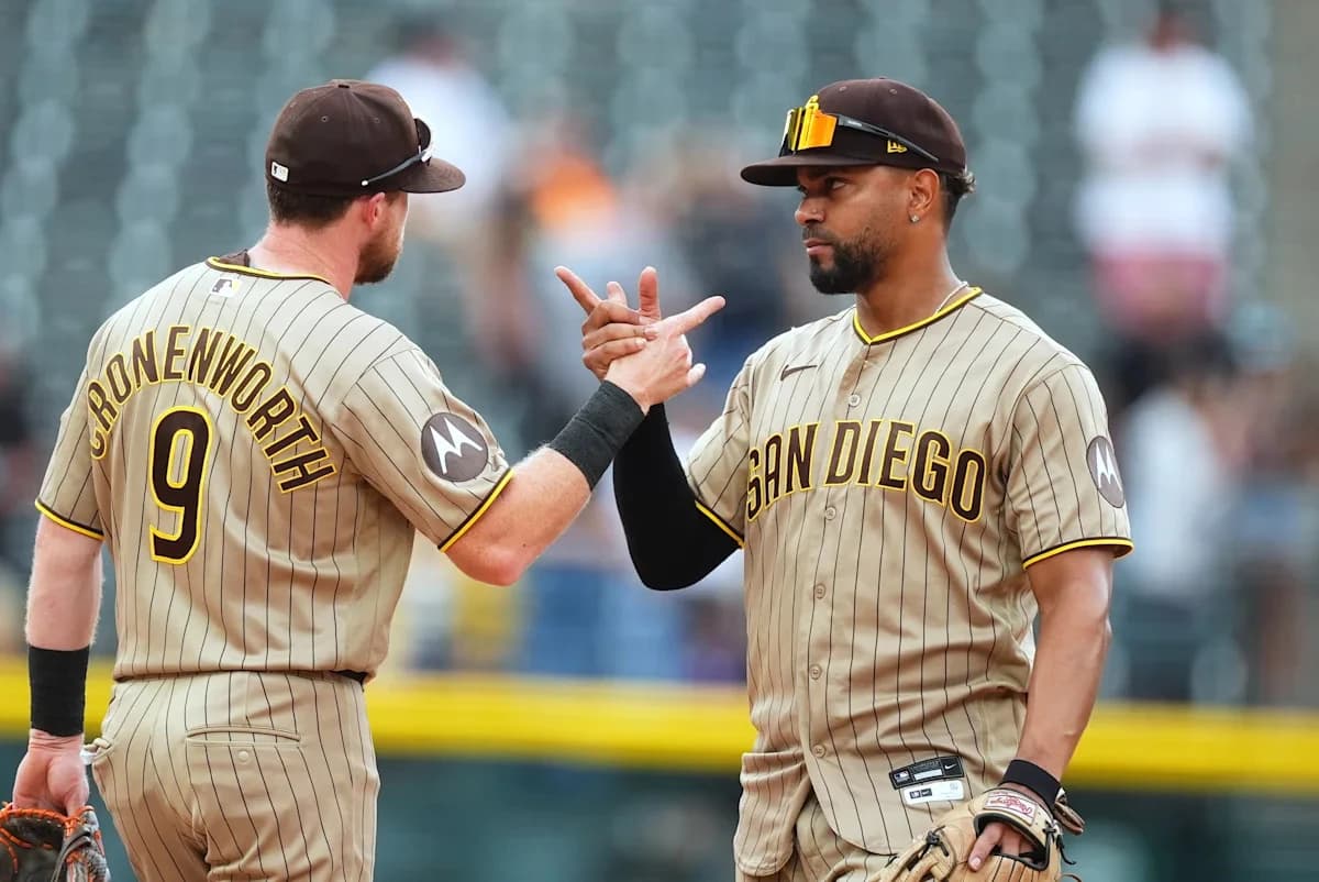 Xander Bogaerts misses a cycle by a single as the Padres roll past the Rockies 9-2