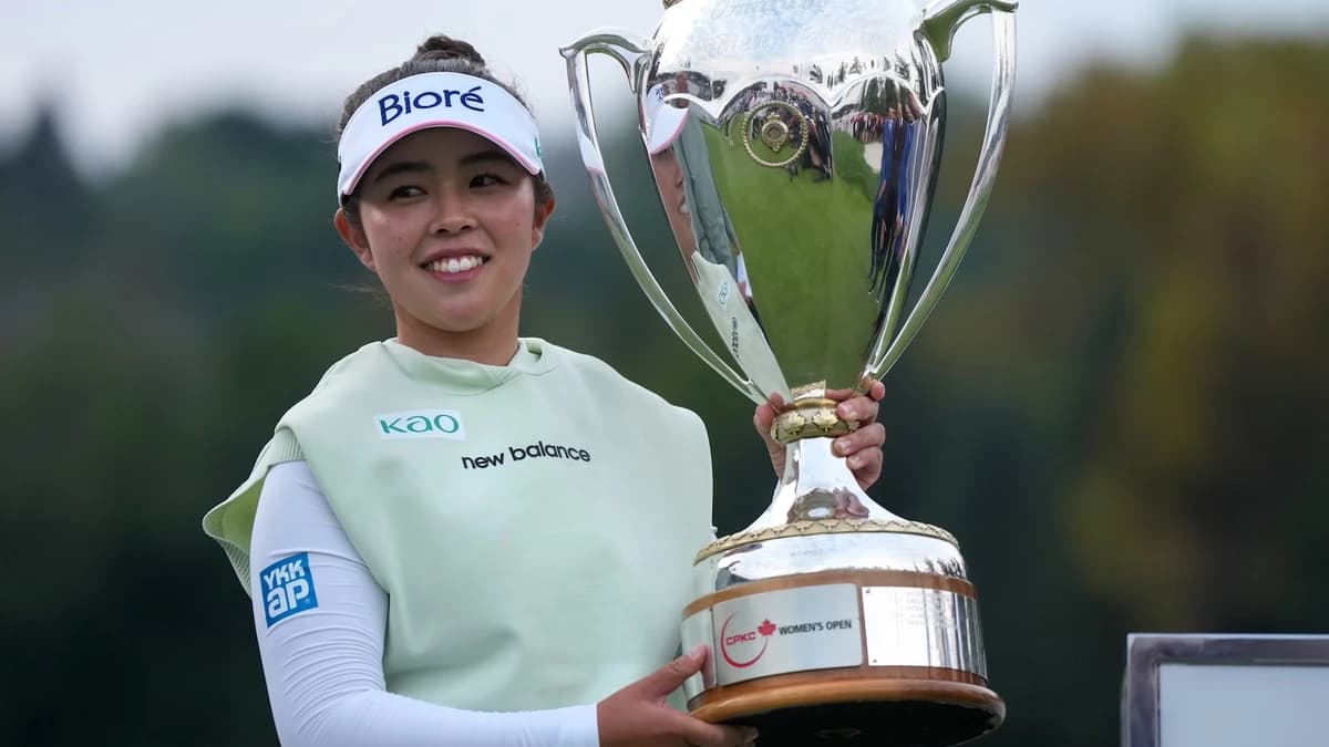 Yamashita matches LPGA Tour's 72-hole scoring record in 9-stroke victory in Edmonton - ABC News