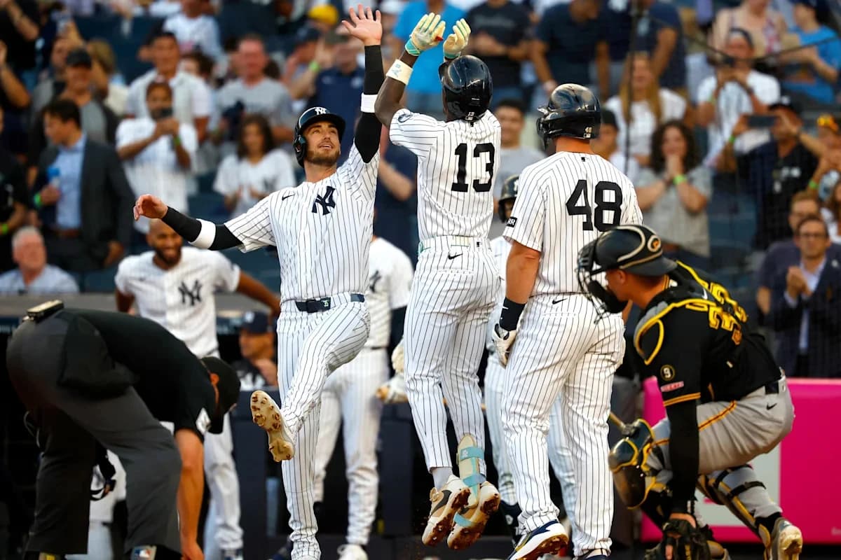 Yankees and Pirates rained out, to play a day-night doubleheader Wednesday