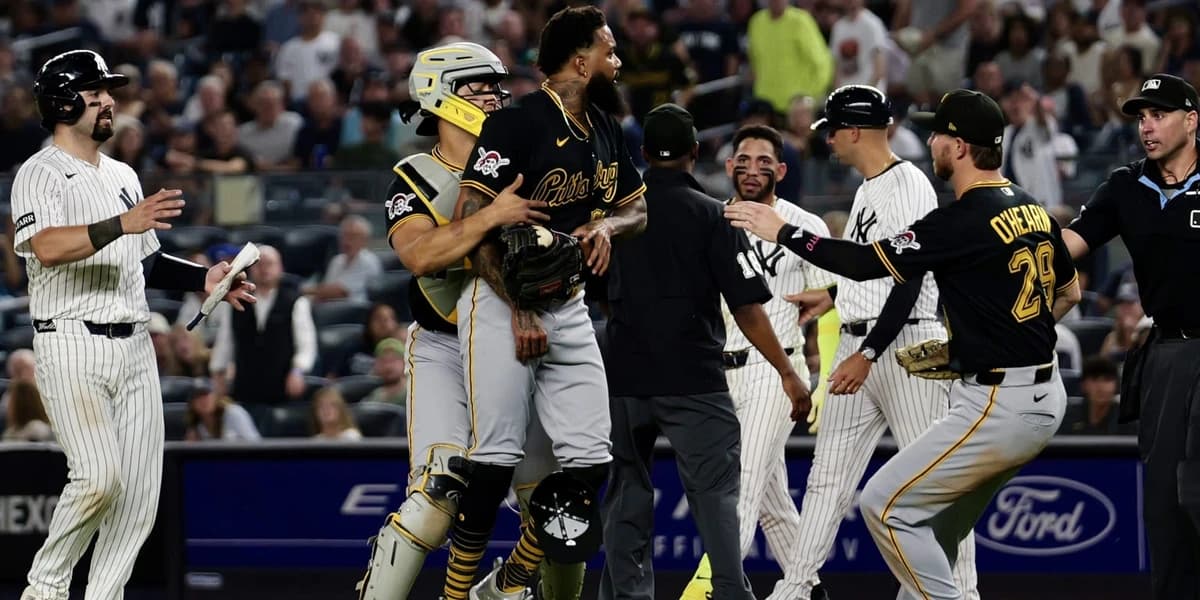 Yankees, Pirates benches clear after pitch timer disagreement