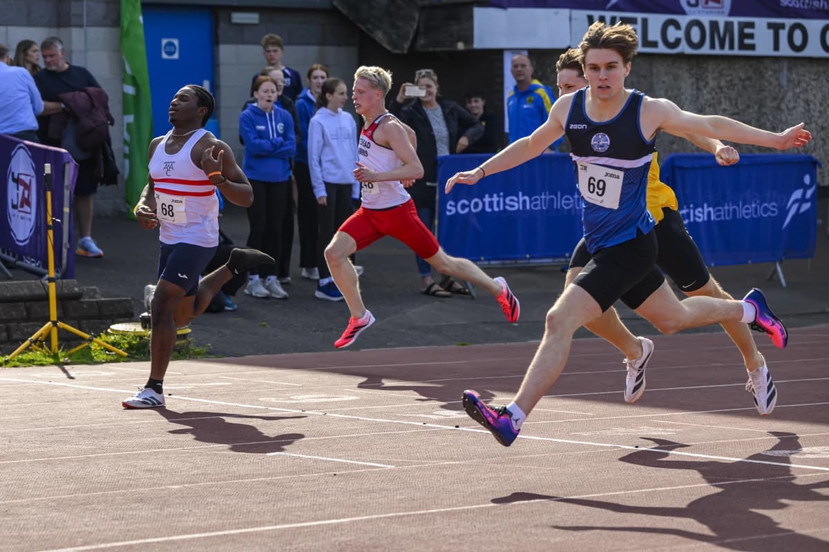 Young athletes from across Scotland revel in Grangemouth sunshine