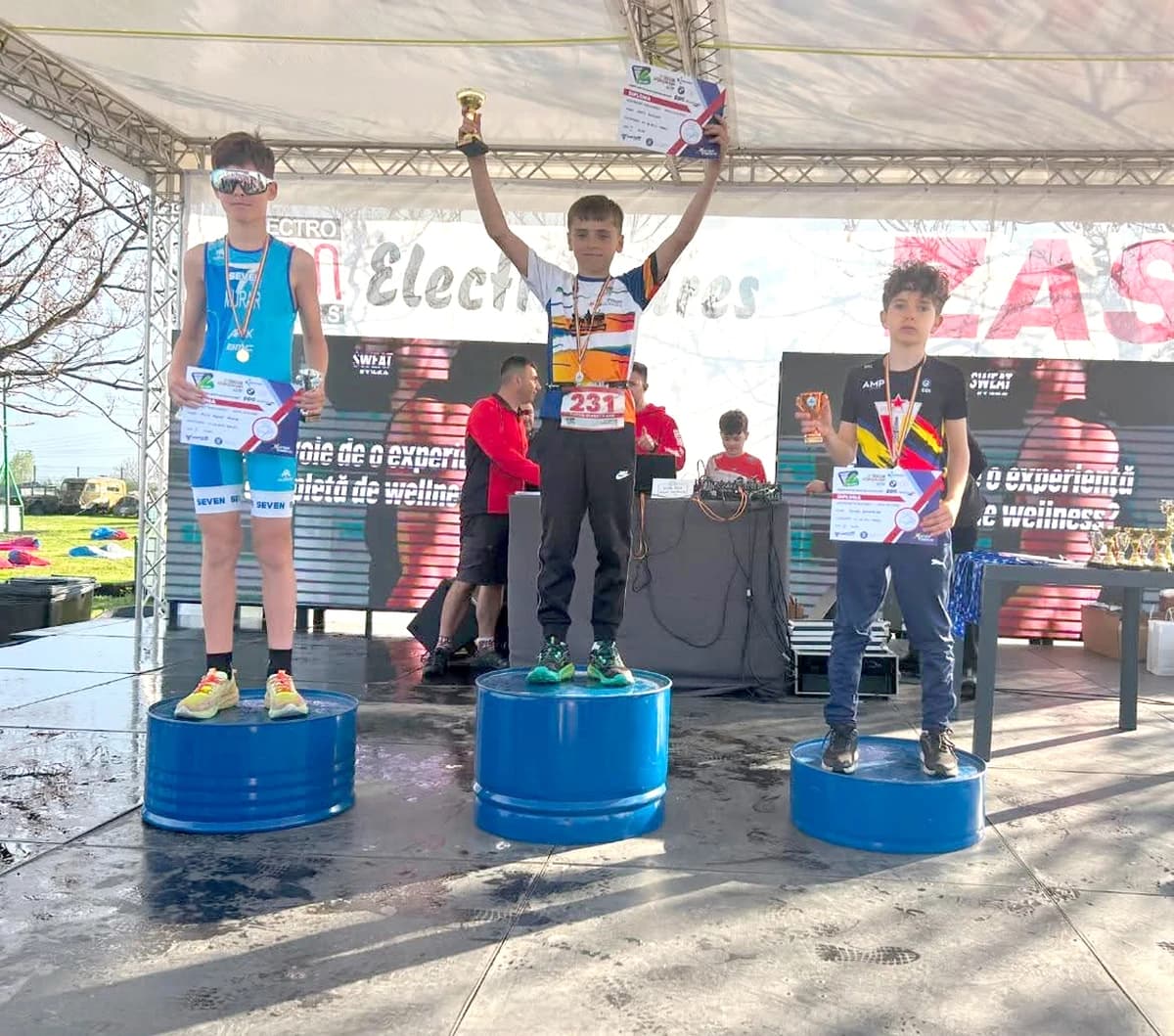 Zamfir David de la C.S. Petrolul Ploieşti, campion naţional la Laser Run!
