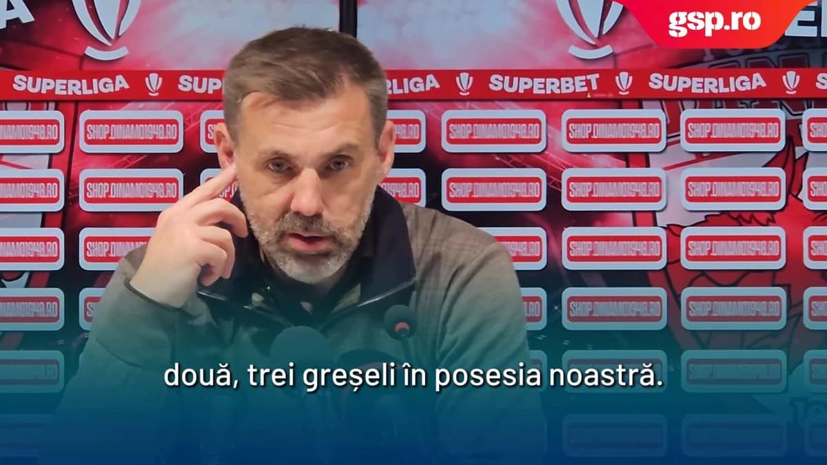 Zeljko Kopic, prima reacție după Dinamo - FC Argeș 2-1 » Ce a spus despre protestul suporterilor