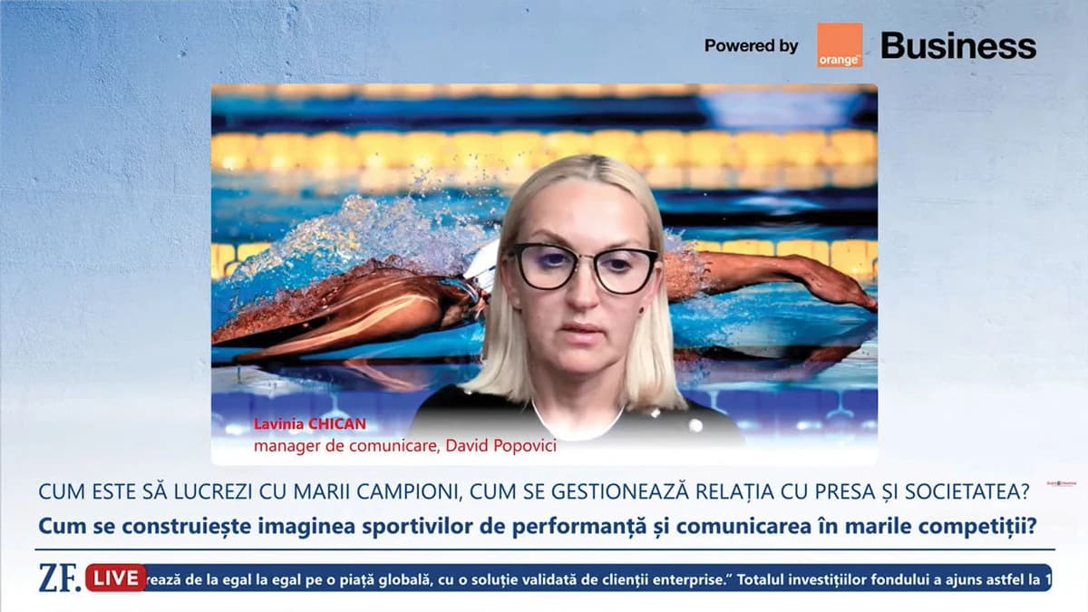 ZF Live. Lavinia Chican, manager de comunicare pentru David Popovici: Din păcate, în...