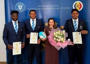 Zi importantă pentru rugby-ul românesc: 3 jucători au depus jurământul de credință față de România