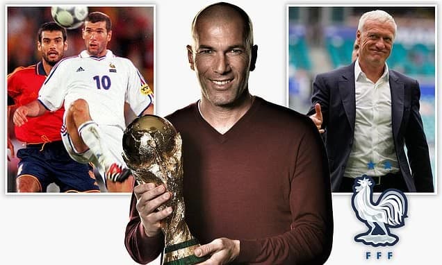 Zinedine Zidane is announced as France's new manager on a four-year-deal - as football icon succeeds