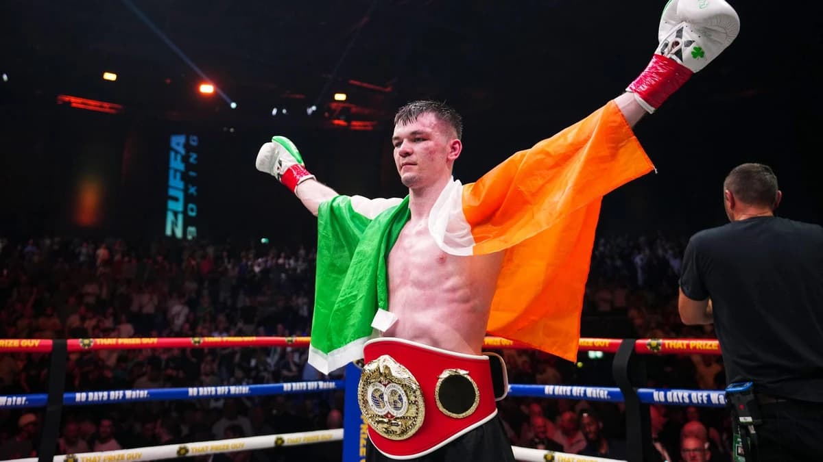 Zuffa Boxing 10 results: Aaron McKenna wins IBF middleweight gold, Callum Walsh survives knockdown t