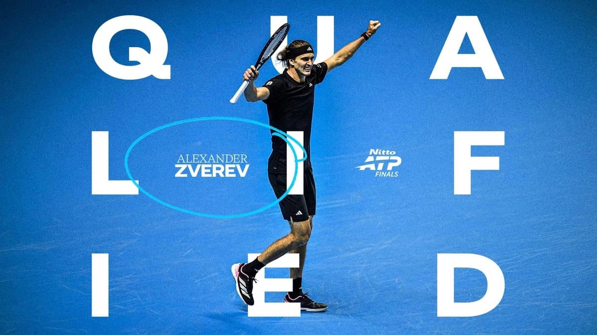 Zverev qualifies for Nitto ATP Finals, joining Sinner