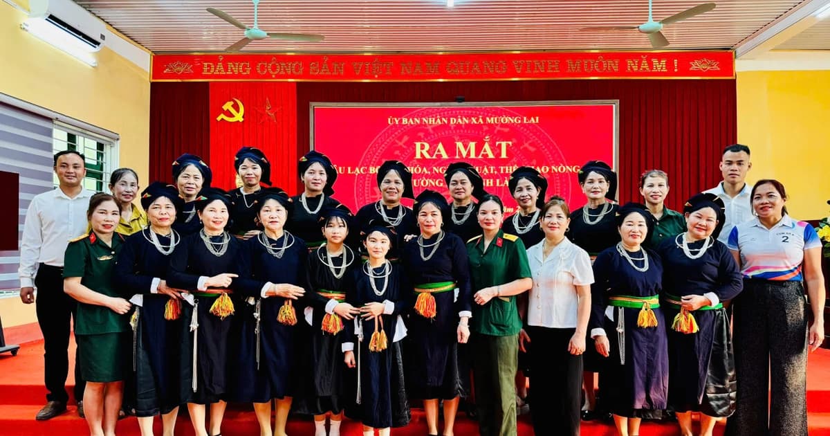 Lansarea Clubului de Cultură - Arte - Sport al Comunei Muong Lai