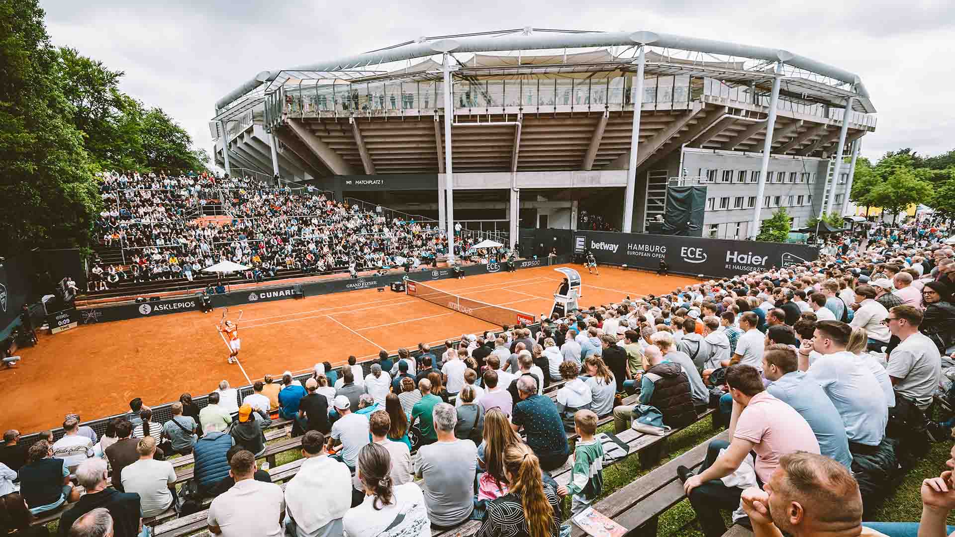 What were the Hamburg tennis results?