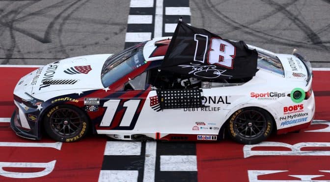 Denny Hamlin snags Michigan win for third victory of 2026